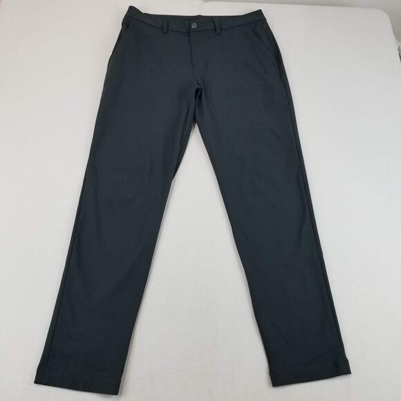 Lululemon Commission Pant Classic Mens 31 Obsidian Warpstreme Stretch Chino Golf